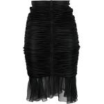 Faldas tubo negras de poliamida rebajadas Blumarine fruncido talla L para mujer 