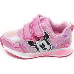Silver Minnie Mouse Zapato Sport Rosa con luces, Rosa, 28 EU