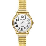 Relojes dorados de acero inoxidable de pulsera impermeables Cuarzo caja de acero inoxidable analógicos para mujer 