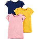 Camisetas azul marino de algodón de manga corta infantiles rebajadas 3 años para niña 