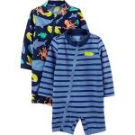 Bañadores infantiles azul marino con rayas 24 meses para bebé 