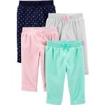 Pantalones infantiles rosa pastel de poliester con lunares 6 años para bebé 