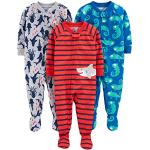 Pijamas infantiles grises de poliester rebajados con rayas 12 meses para bebé 