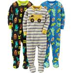 Pijamas infantiles grises de poliester rebajados con rayas 3 años para bebé 