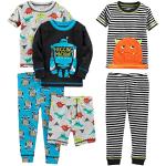 Pijamas infantiles de poliester con rayas 5 años para bebé 