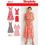 Simplicity Simplcity 2917Vestidos para Mujer y Tal