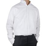 Camisas blancas de algodón cuello Mao tallas grandes talla XXL para hombre 