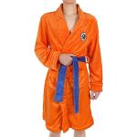 Pijamas polar naranja de franela Dragon Ball Goku talla XL para mujer 