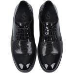 Zapatos negros de sintético con cordones con cordones formales con lunares Sirri talla 37 infantiles 