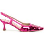 Zapatos rosas de piel de tacón Roberto Festa con lentejuelas talla 39 para mujer 