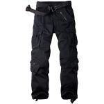 Pantalones negros de algodón de senderismo de verano transpirables talla XS para hombre 