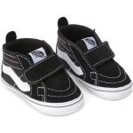 Sneakers altas negros de goma con logo Vans para bebé 