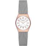 Relojes plateado de acero inoxidable de pulsera Cuarzo con logo SKAGEN para mujer 