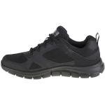 Zapatillas negras de tejido de malla de entrenamiento rebajadas informales Skechers talla 41,5 para hombre 