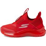 Zapatillas rojas de sintético de tenis rebajadas informales acolchadas Skechers talla 29 infantiles 