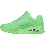Zapatillas verdes de goma con cuña rebajadas informales Skechers Uno talla 39 para mujer 