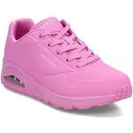 Zapatillas rosas de goma con cuña informales Skechers Uno talla 42 para mujer 