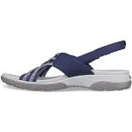 Sandalias deportivas azul marino de tela de verano lavable a máquina Skechers Arch Fit talla 37 para mujer 