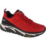 Zapatillas rojas de cuero de tenis Skechers Arch Fit para hombre 