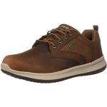 Skechers Delson Antigo, Zapatos Oxford Hombre, Dark Brown Leather, 39.5 EU