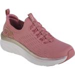Calzado de calle rosa de tela Skechers D'Lux Walker para mujer 
