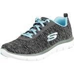 Zapatillas azules celeste de running informales Skechers Flex Appeal talla 38 para mujer 