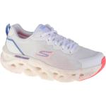 Zapatillas blancas de tela de running Skechers Go Run Swirl Tech para mujer 