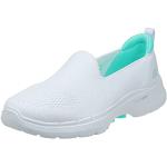 Sneakers blancos sin cordones informales Skechers Go Walk 6 talla 42 para mujer 
