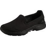 Zapatos negros de textil rebajados lavable a máquina informales Skechers Go Walk 6 talla 38 para mujer 