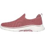 Zapatos rosas de tacón de punto Skechers Go Walk talla 40 para mujer 