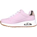 Sneakers rosas sin cordones rebajados informales con logo Skechers Uno talla 33 infantiles 