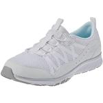 Zapatillas blancas de goma con cordones con cordones informales Skechers Sport talla 40 para mujer 