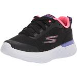 Skechers Kids Girls GO Run 400 V2-Basic Edge Sneaker, Black/Purple, 6 Big Kid