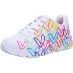 Skechers Kids Girls Uno Lite-Spread The Love Sneaker, White/Mint, 10.5 Little Kid