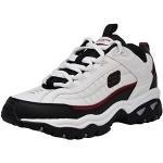 Skechers Men's Energy Afterburn White/Black/Red Road Running Shoes 8.5 W US