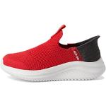 Sneakers rojos sin cordones informales de punto Skechers Ultra Flex talla 33 infantiles 