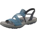 Sandalias azul marino de tela de tiras rebajadas acolchadas Skechers Skech Appeal talla 37 para mujer 