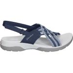 Sandalias planas azules de tela rebajadas Skechers talla 37 para mujer 
