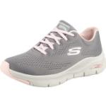 Sneakers rosas Skechers Arch Fit para mujer 