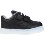 Sneakers negros de goma con velcro con logo Skechers talla 22,5 para bebé 