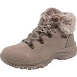 Skechers Trego Falls Finest, Botines Mujer, Beige (Taupe Suede/Nylon), 39 EU
