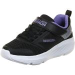 Skechers Go Run Elevate Up Step, Zapatos deportivos Niñas, Black Mesh/Purple Trim, 33 EU