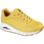Sneakers bajas amarillos informales Skechers Uno talla 42 para mujer 
