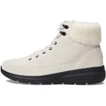 Zapatillas blancas de goma con cordones rebajadas con cordones informales acolchadas Skechers Cozy talla 35,5 para mujer 