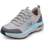 Zapatos grises de goma de trabajo formales Skechers Arch Fit talla 35,5 para mujer 