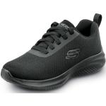 Zapatos negros de goma de trabajo con cordones formales acolchados Skechers Ultra Flex talla 35,5 para mujer 