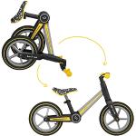 Bicicletas infantiles amarillas de plástico plegables 