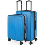 Set de maletas azules neón rebajadas con mango telescópico skpa-t 