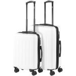 Set de maletas blancas con mango telescópico skpa-t 