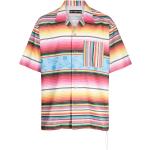 Camisas multicolor de algodón de manga corta rebajadas manga corta marineras con rayas talla M para hombre 